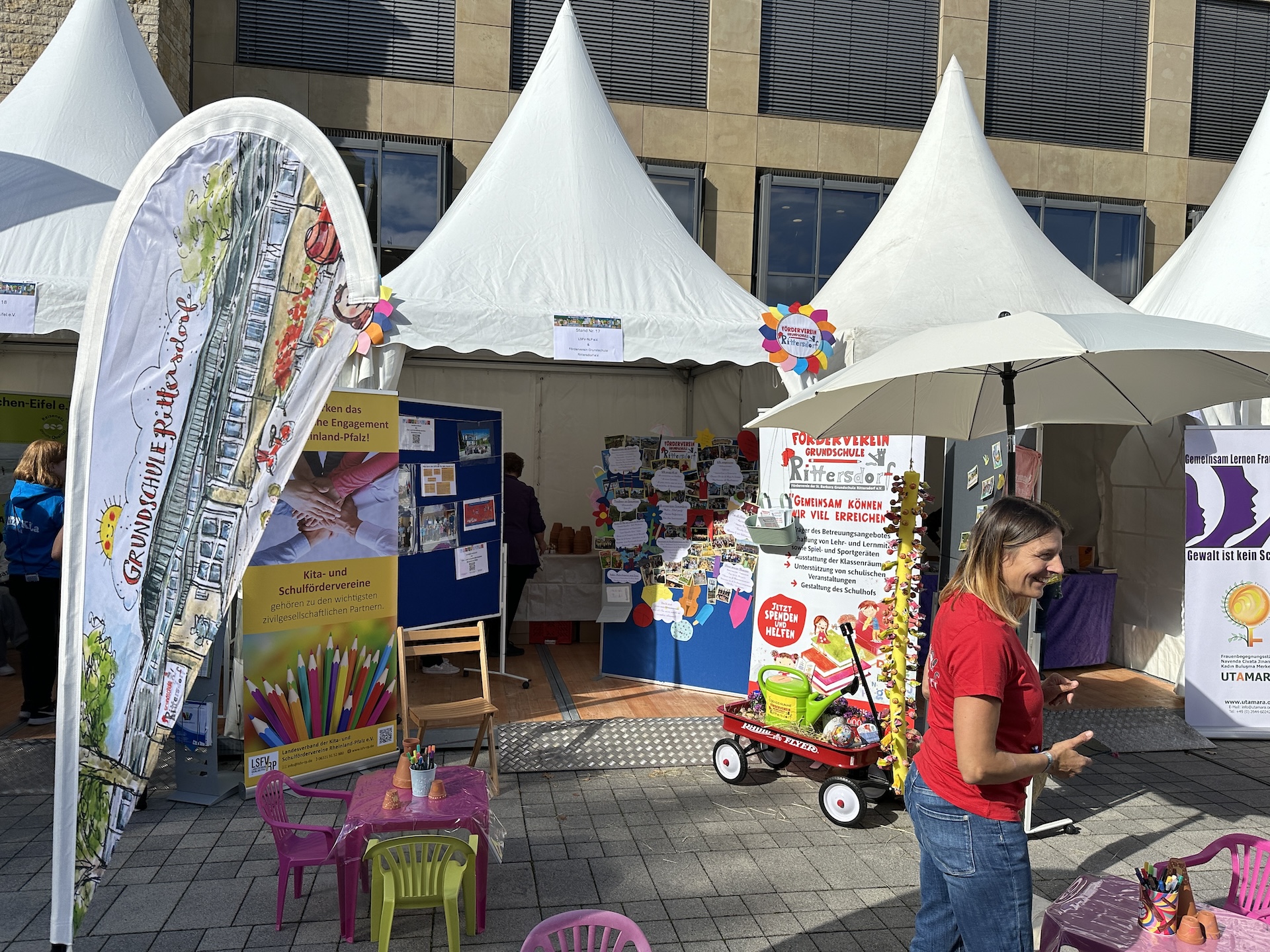 Förderverein auf dem Ehrenamtstag in Bitburg Beitragname